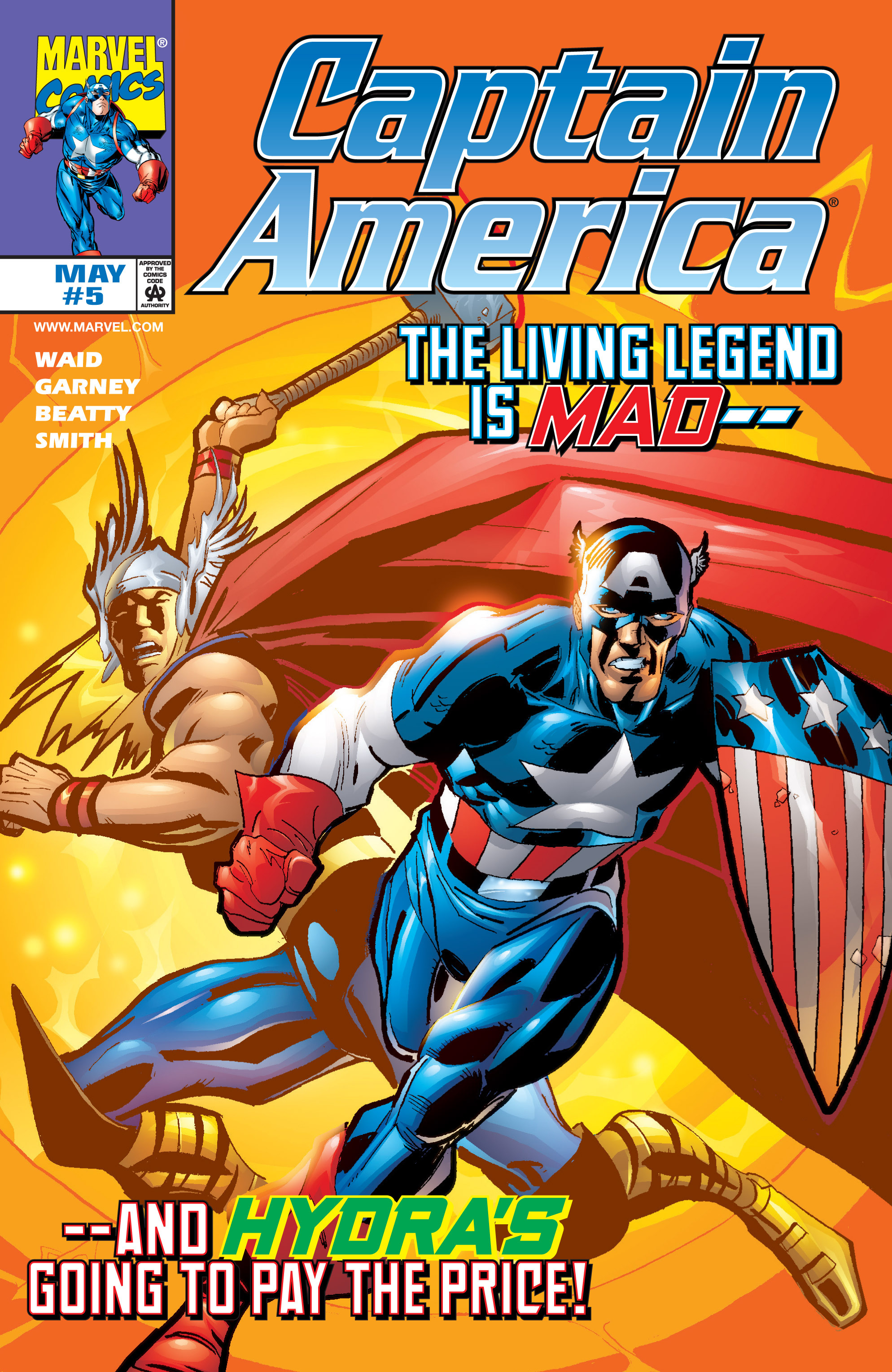 Read online Captain America (1998) comic -  Issue #5 - 1