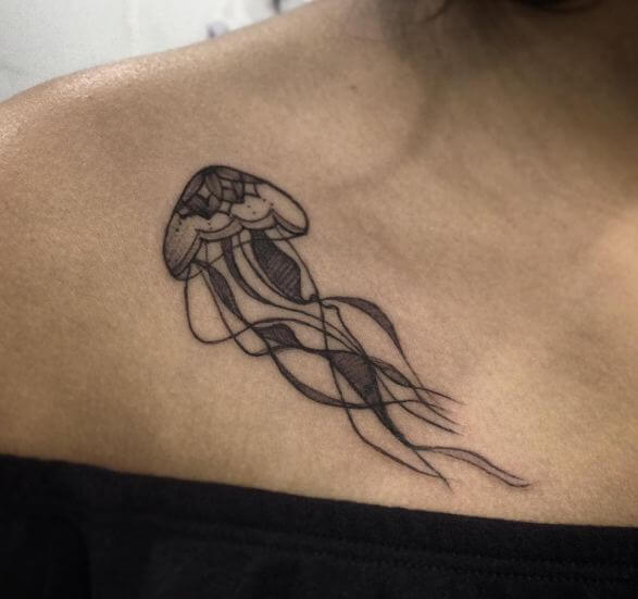 50+ Watercolor Jellyfish Tattoo Designs & Ideas (2020