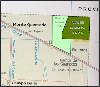 Mapa del Parque Copo