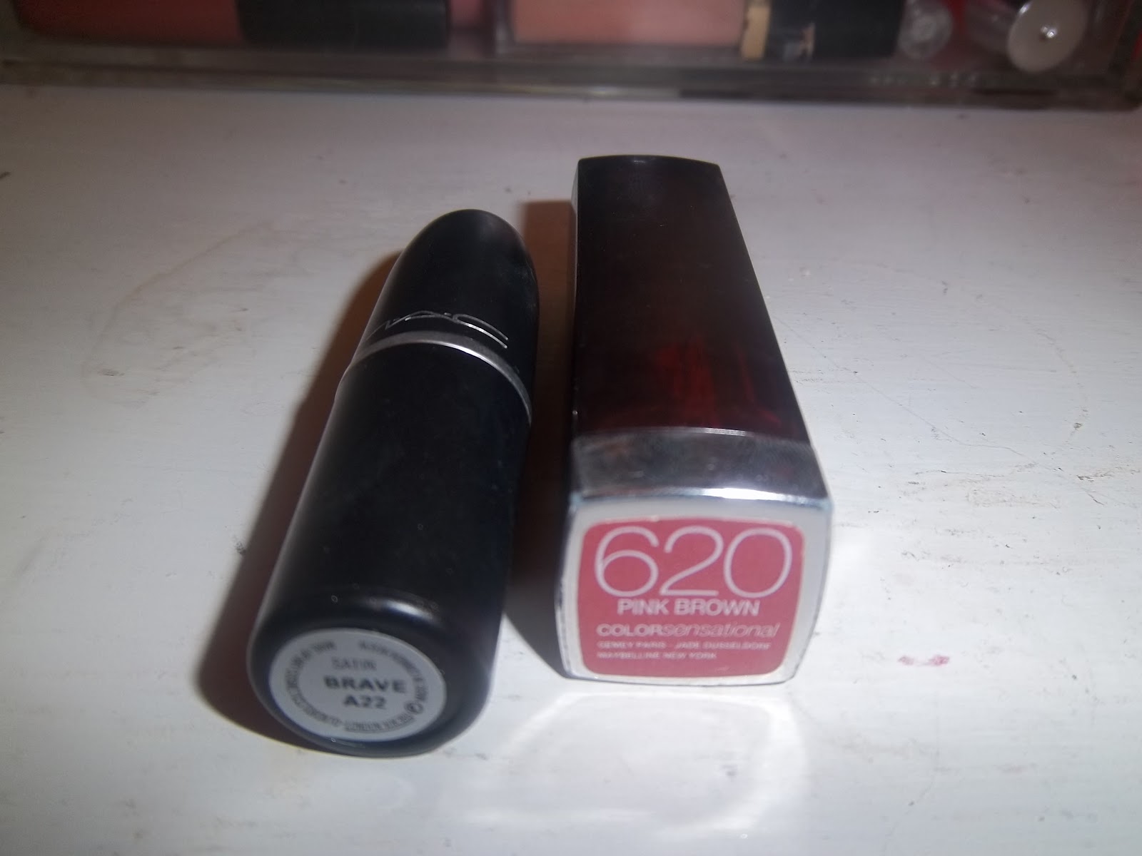 V ii V A G L A M; x MAC Brave Lipstick & DRUGSTORE DUPE!!