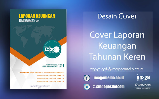 Download Template Desain Cover Laporan Keuangan Tahunan Keren