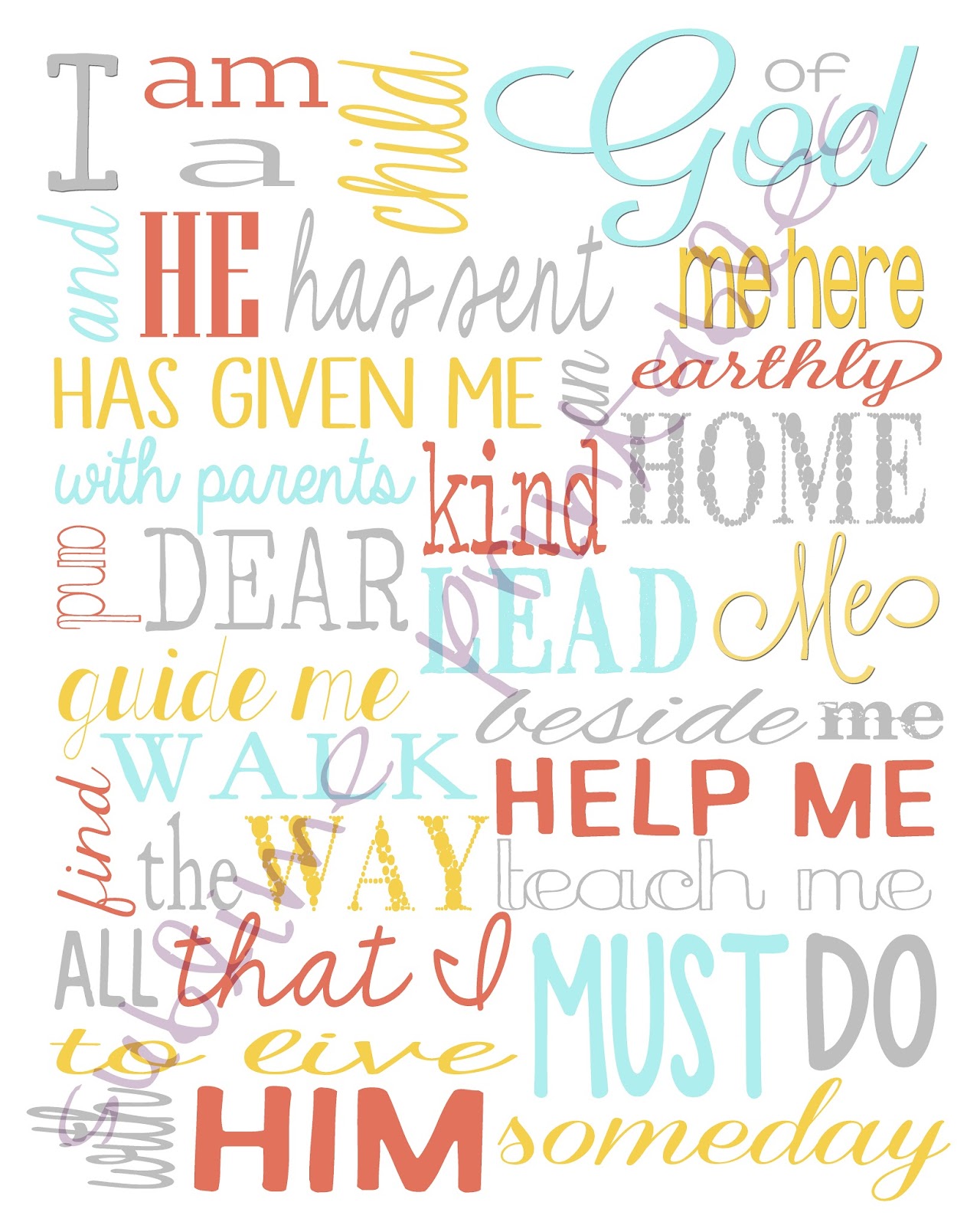 Sublime Printables: Child of God Lyrics