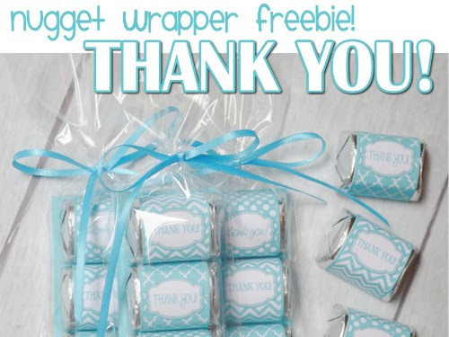 {NEW FREEBIE!!} Thank You Nugget Wrappers