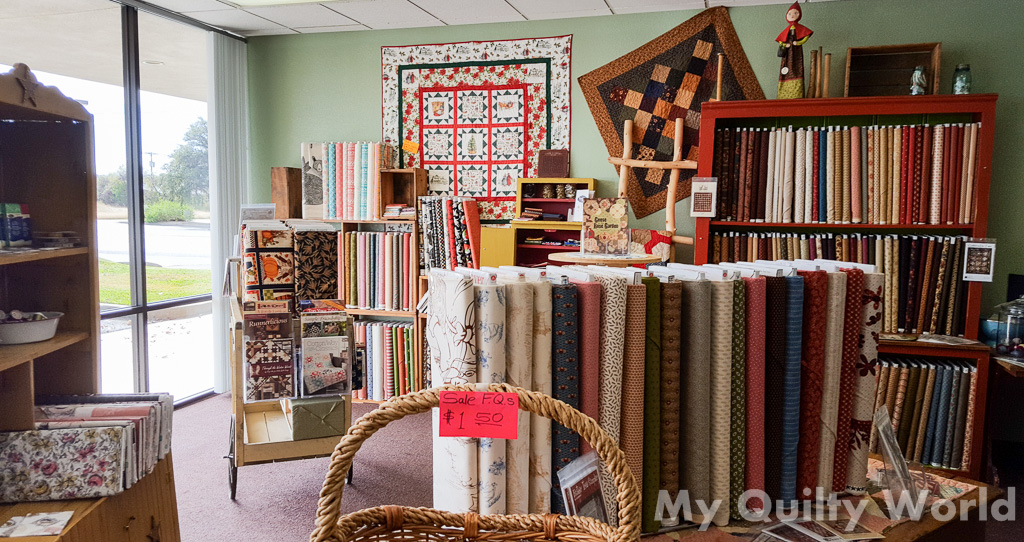 My Quilty World Trip to Sew Krazee Quilt Shop in Granbury
