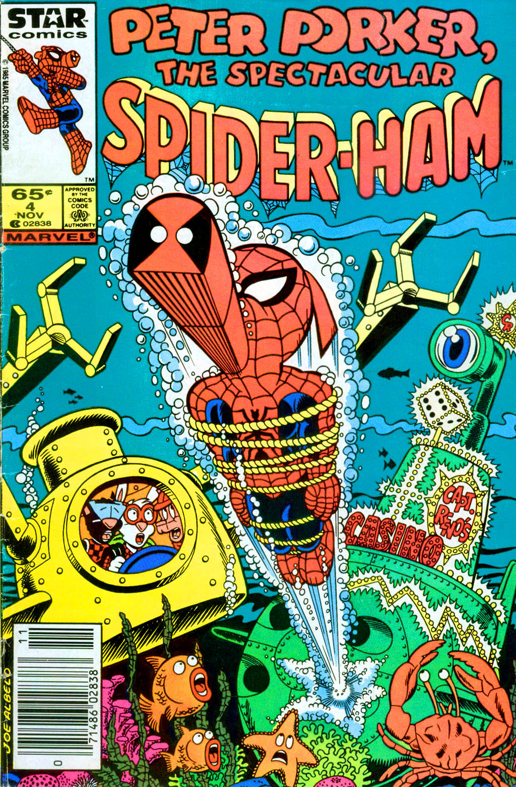 Read online Peter Porker, The Spectacular Spider-Ham comic -  Issue #4 - 1