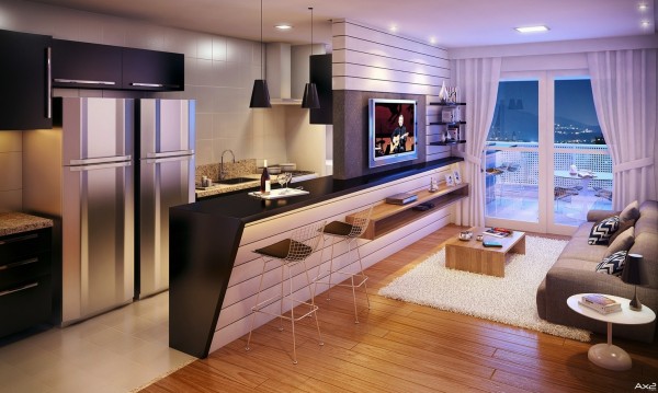 diseño apartamento moderno