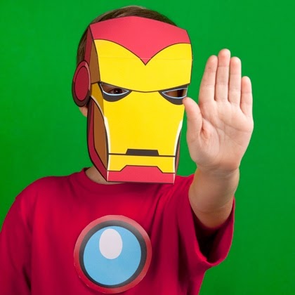 Des masques de super héros à imprimer