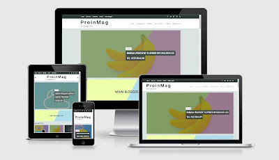 magazine style free blogger template