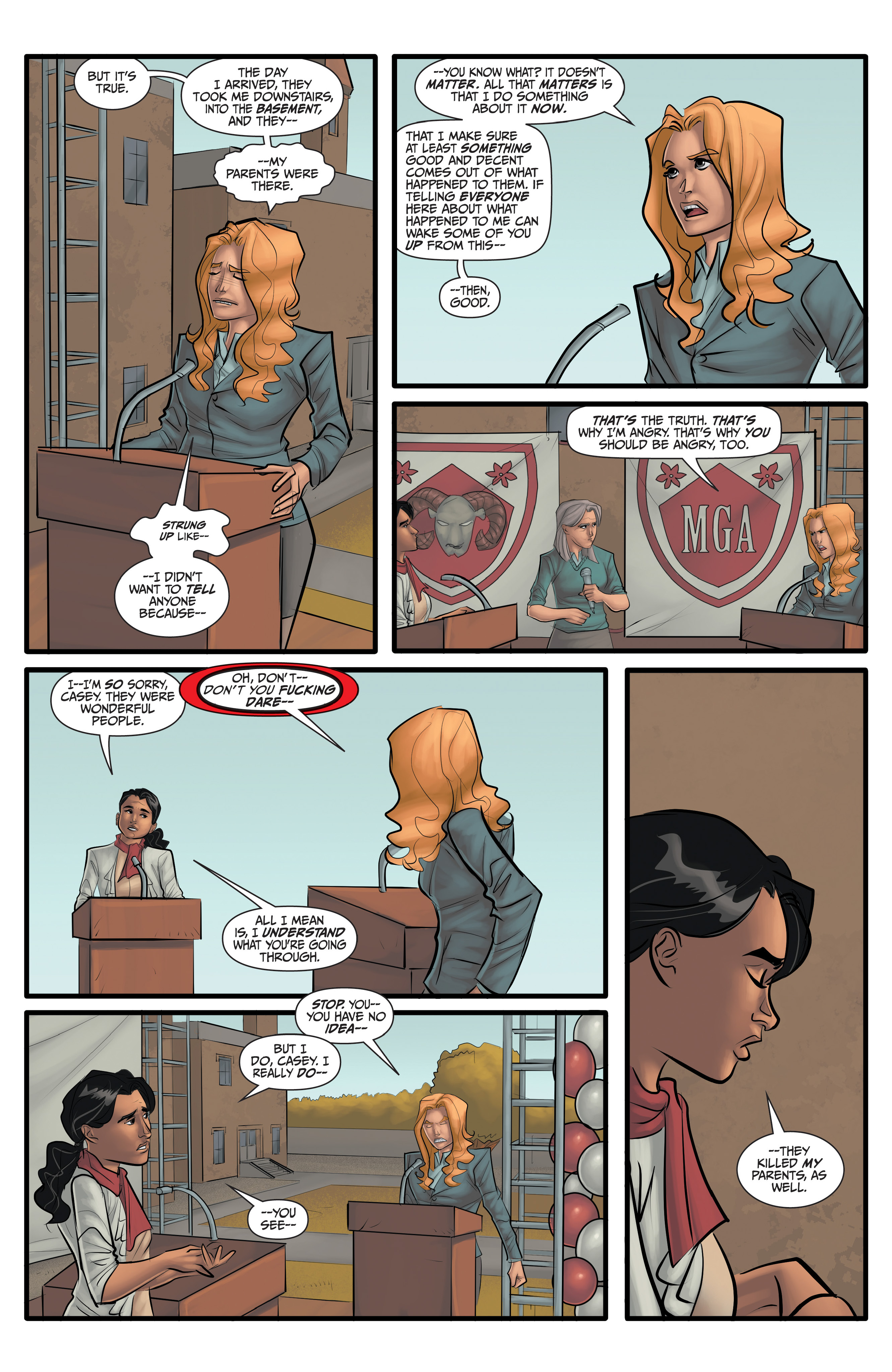 Read online Morning Glories comic -  Issue #48 - 19