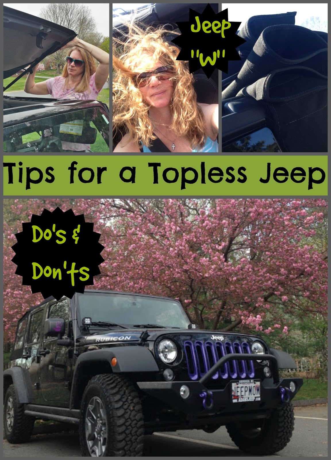Topless Jeep Driving Do's & Don'ts – Under The Sun Inserts