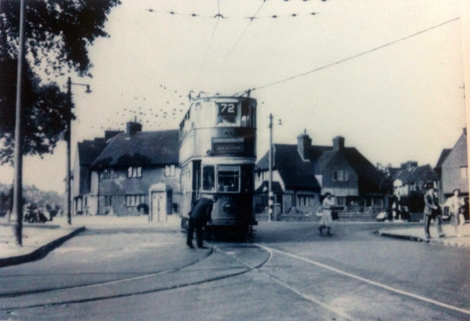 The Progress Estate, Eltham, SE9 Trams at Well Hall Roundabout