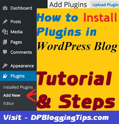 install wordpress plugin in blog