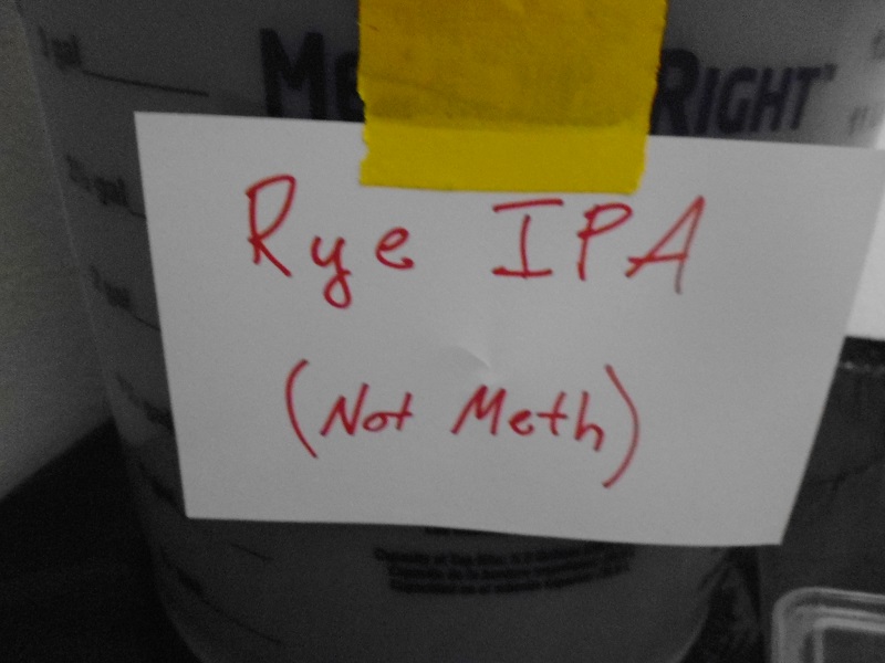 Rye IPA not meth