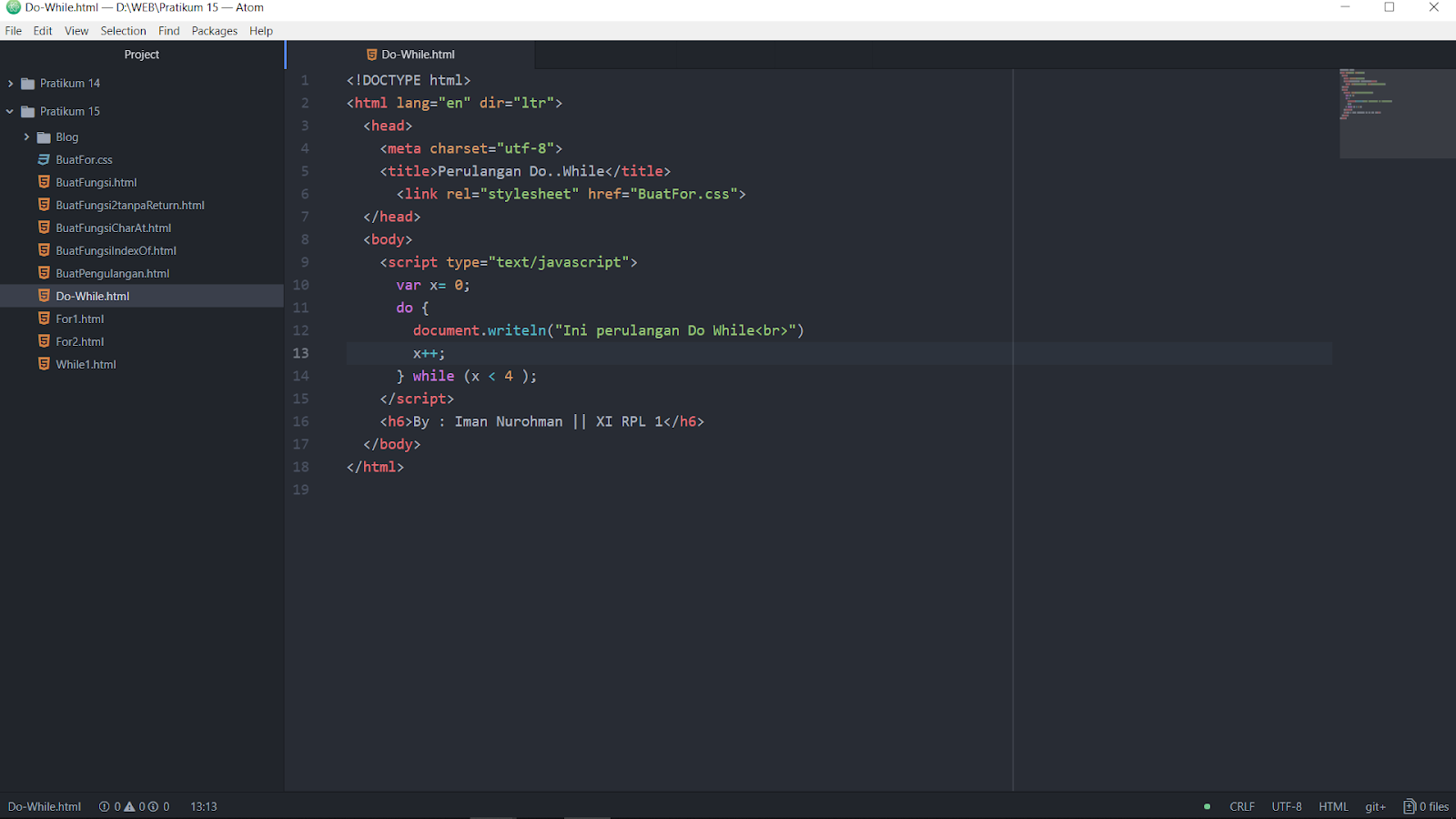 Pengulangan Pada JavaScript - Serba Serbi Programming