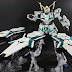 Custom Build: PG 1/60 RX-0 Unicorn Gundam "Awakening Ver." Green Frame