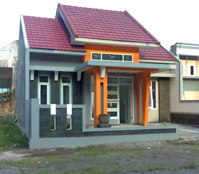 Desain rumah minimalis modern 1 lantai type 45