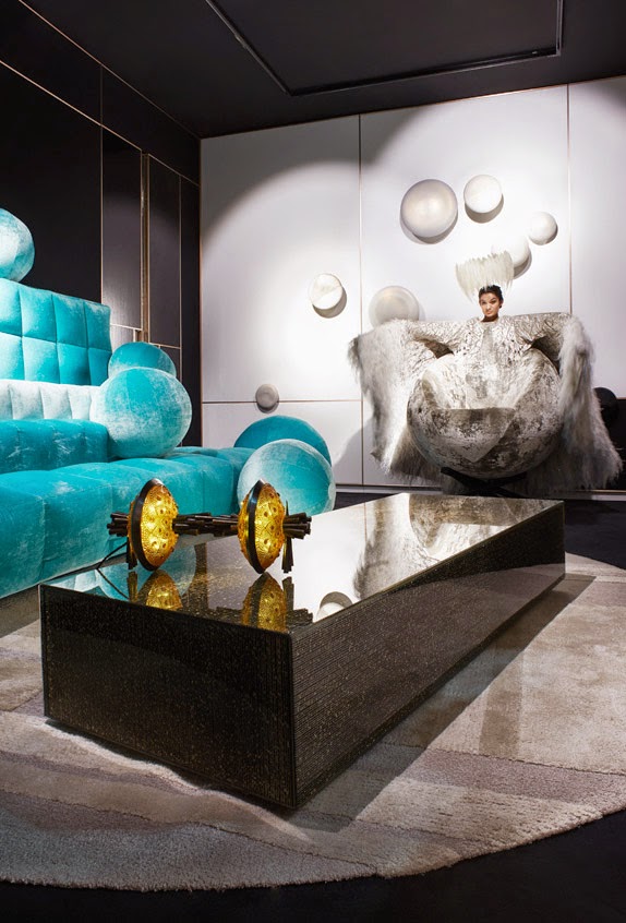 Fresh look at the luxury interior design and decor, the surreal show hubert