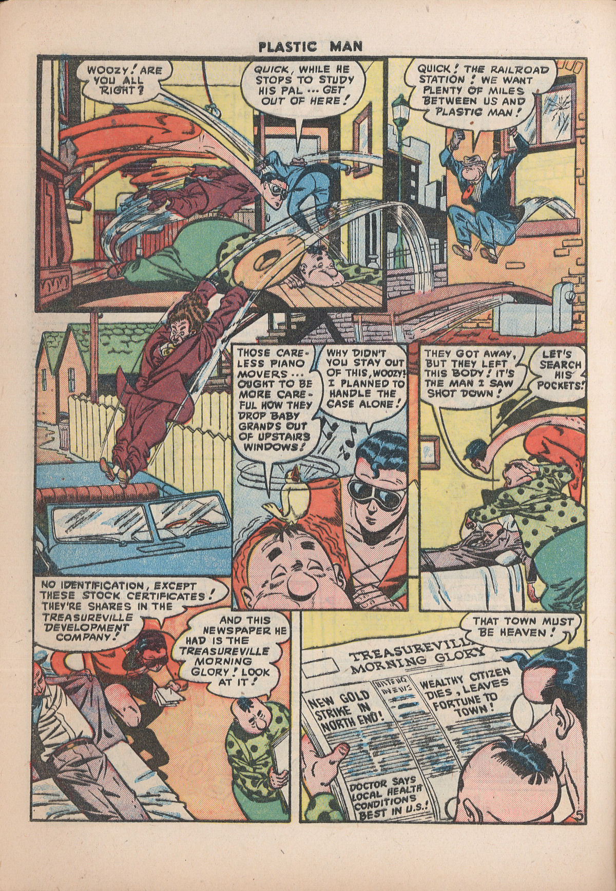 Read online Plastic Man (1943) comic -  Issue #11 - 40