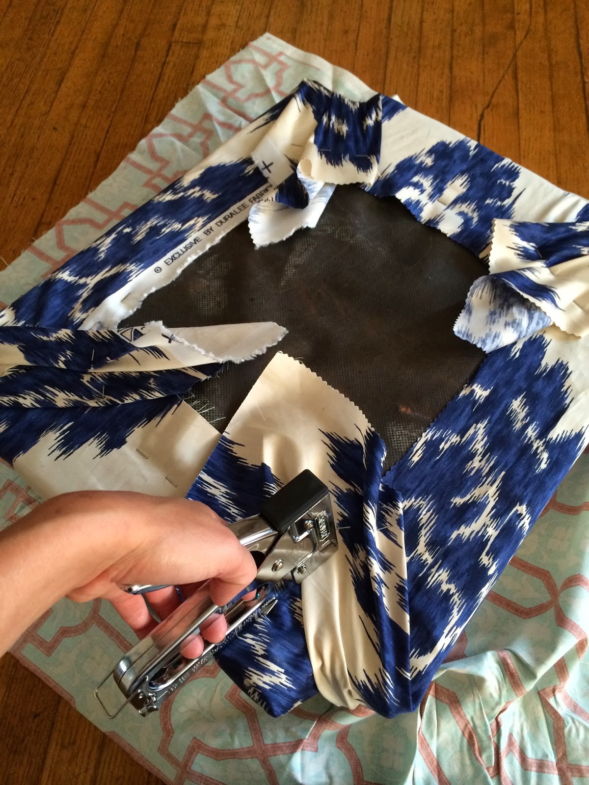 Designing the Nest Reupholstering A Chair Cushion