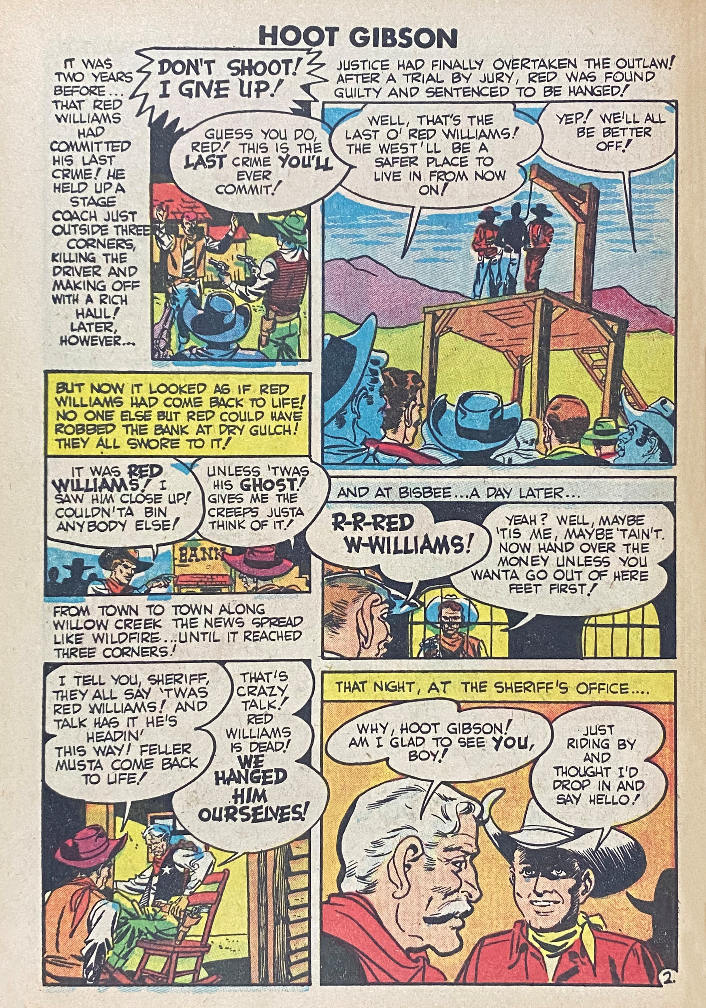 Read online Hoot Gibson comic -  Issue #3 - 28