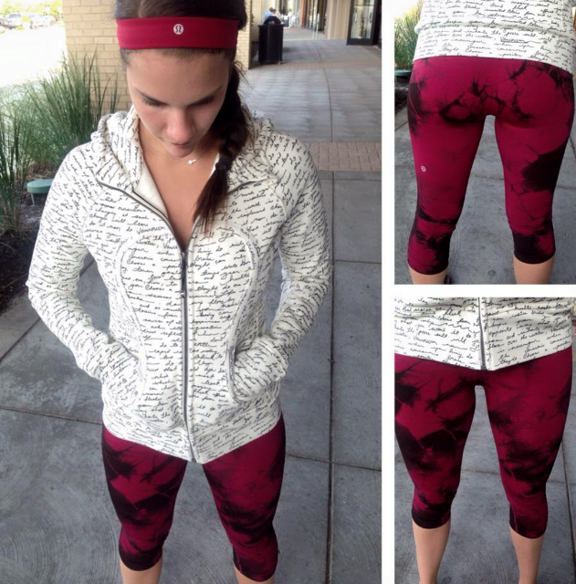  Scuba Hoodie II Manifesto, In The Flow Crops II Wine Berry/Bordeaux Drama