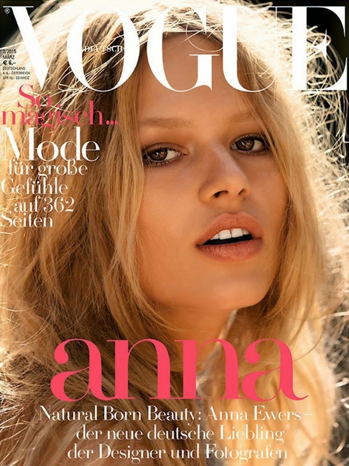 Nicola Loves. . . : Coverin' It: Anna Ewers on Vogue Germany