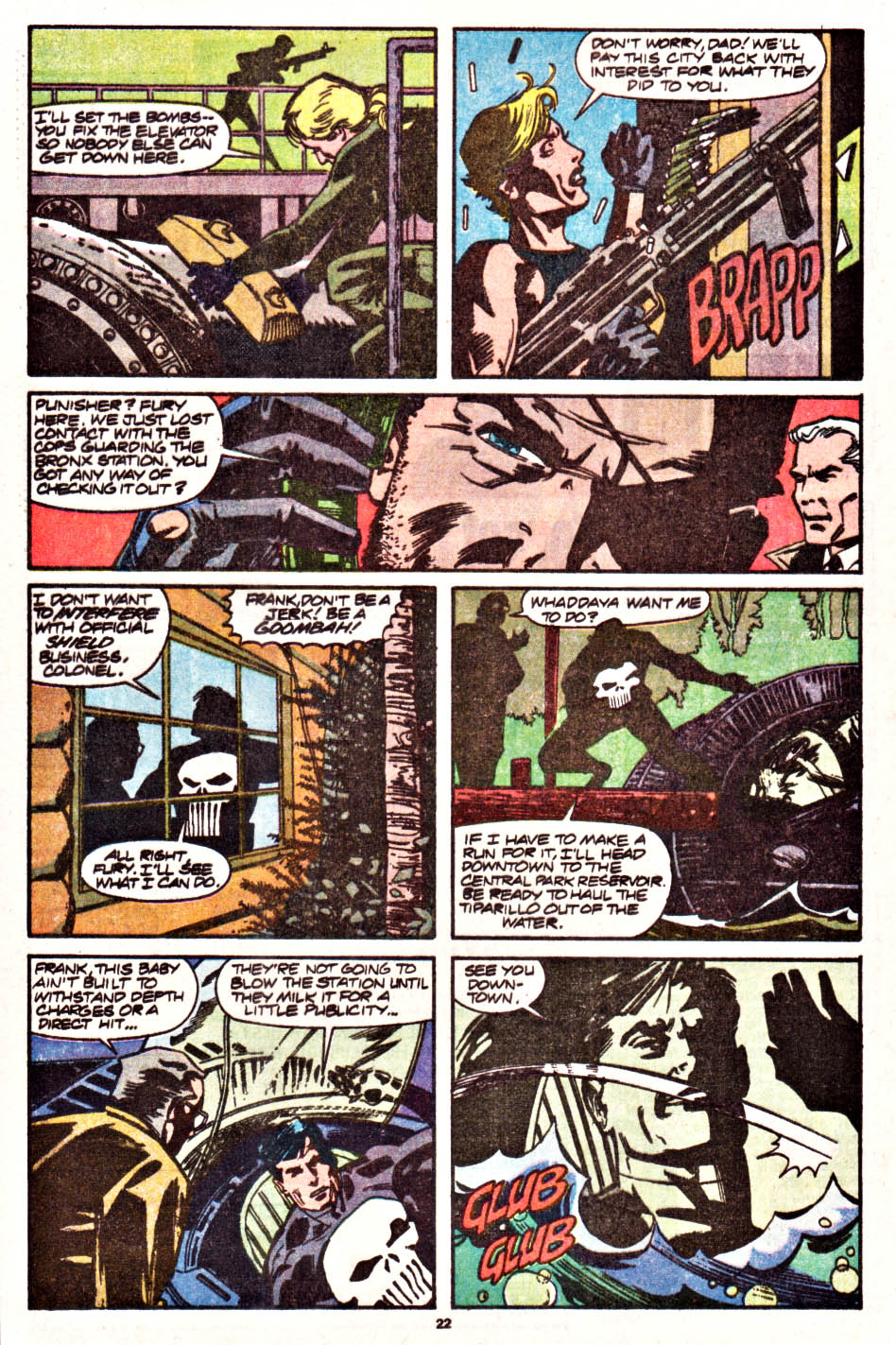The Punisher (1987) Issue #41 - Should a Gentleman offer a Tiparillo to a Lady #48 - English 17