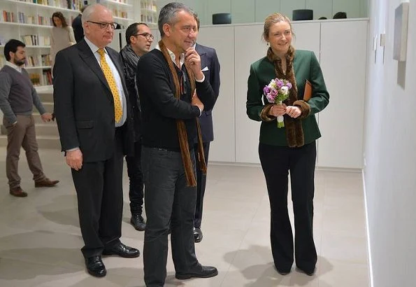 Hereditary Grand Duchess Stéphanie visited "Para Sempre" exhibition held at Portuguese Camões Cultural Center