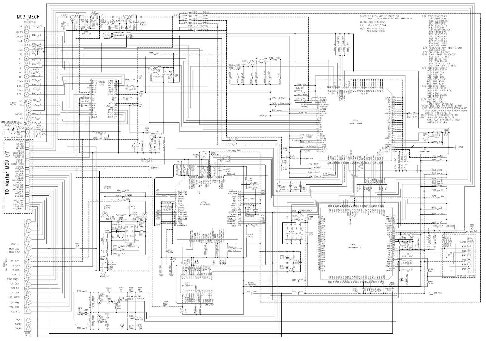Electro help: PHILIPS MCM277/05/12/98 - MICROSYSTEM - MAIN BOARD - MCU ...