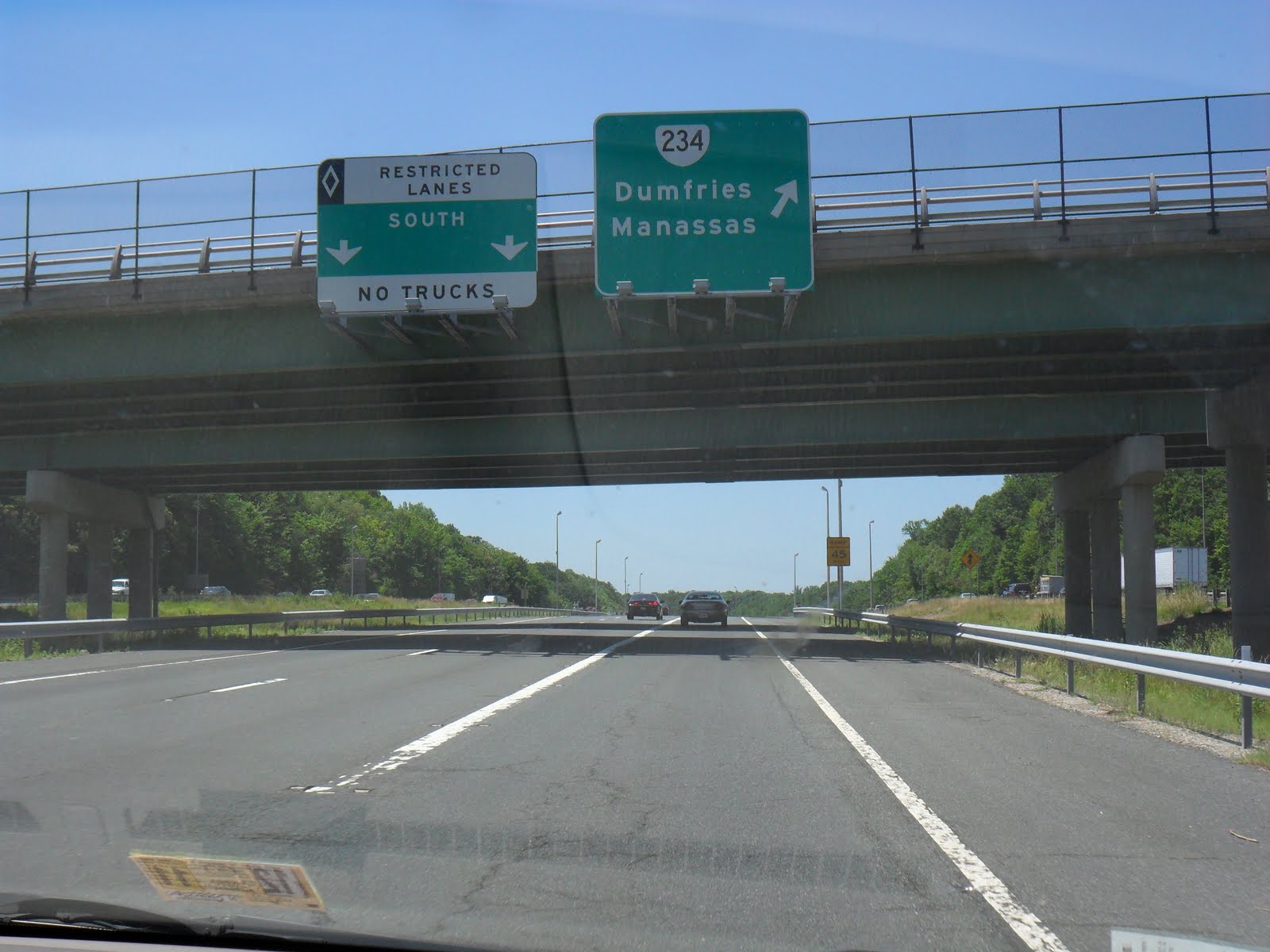 Luke's Signs I95 on the HOV lane (Dumfries, VA)