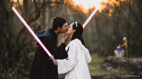 Bo anh cuoi phong cach Star Wars cua cap doi yeu nhau 8 nam - Anh 12