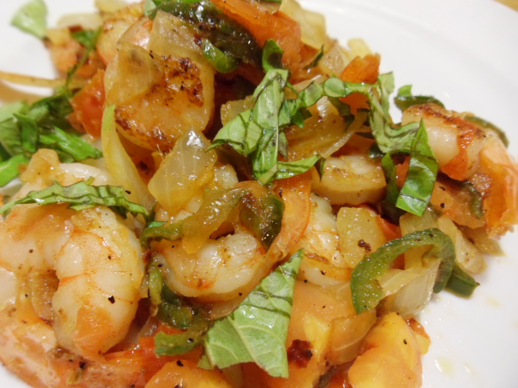 The SexyChef Liz Jalapeno Shrimp & Tomato