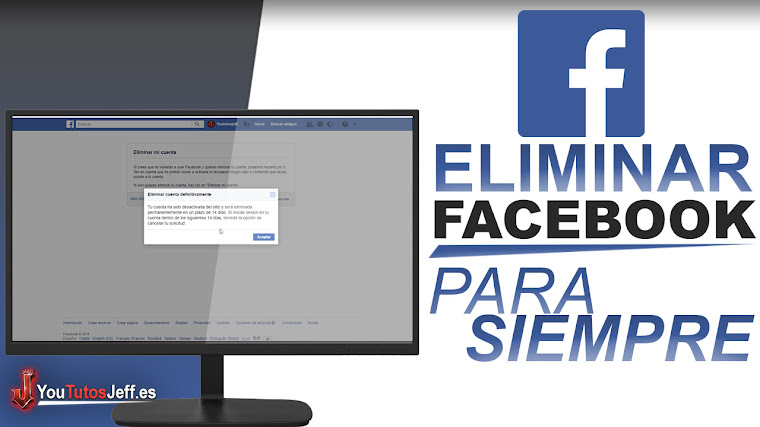 Como Eliminar mi Cuenta de Facebook para Siempre 2018 - Facil y Rapido