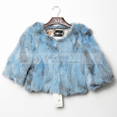 cospya.com: 冬装新品 ウサギファーコート 半袖
