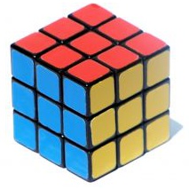 A solved Rubix cube