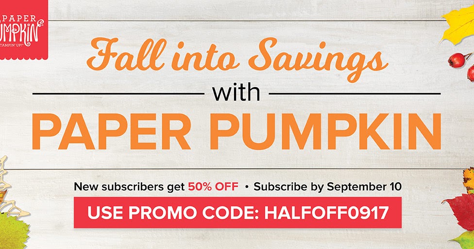 Eileen's Stamping Corner Paper Pumpkin New Subscriber Sale! Hurry