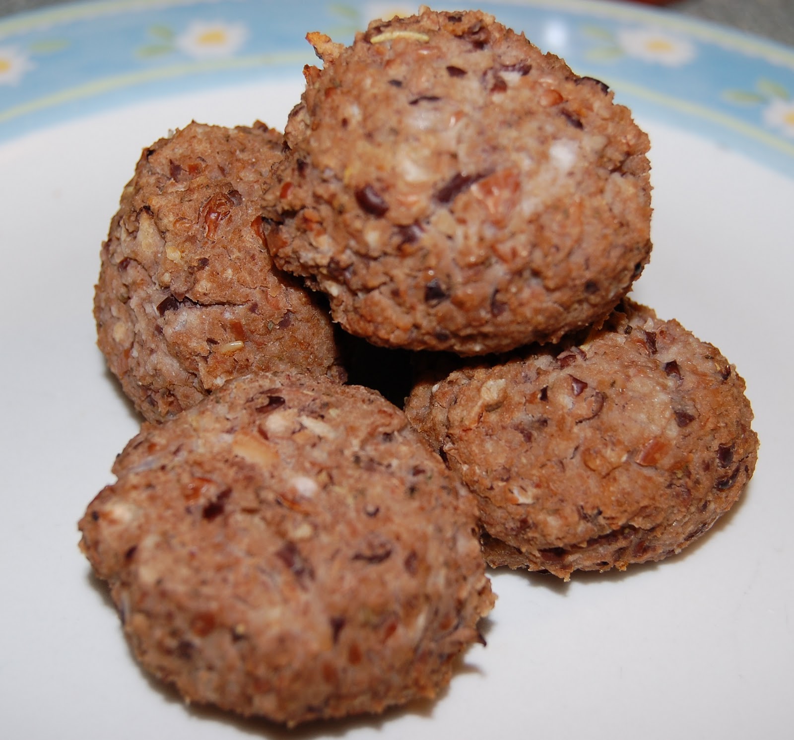 Jinxy Knows Best Vegetarian Cooking Two Bean Veggie "Meatballs" Recipe