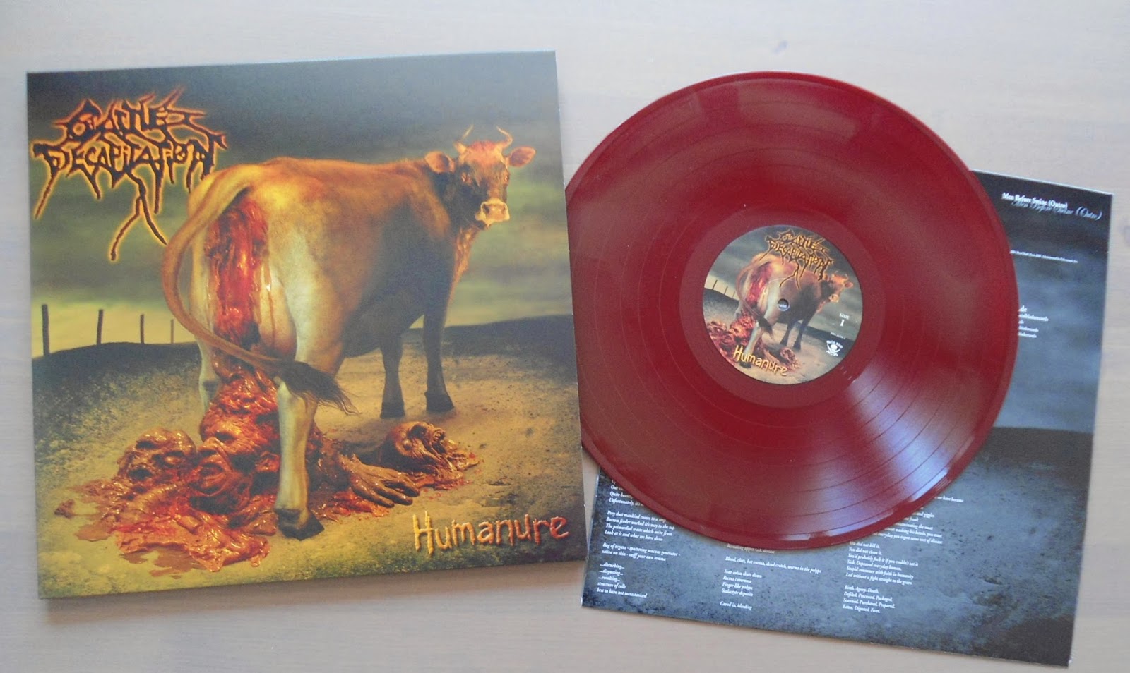 hardcore/metal vinyl cattle decapitation humanure
