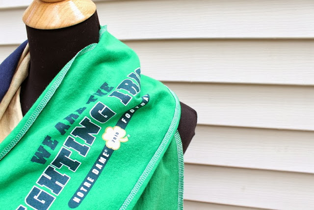 Upcycled T Shirt Spirit Scarf
