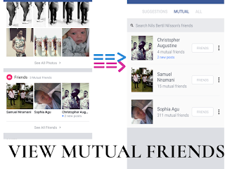 How to add facebook Mutual Friends