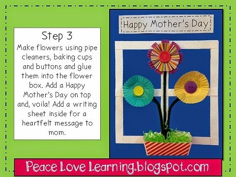 Adorable Mother's Day Card from Peace, Love and Learning