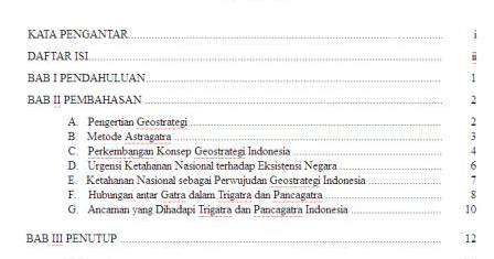 Contoh Daftar Isi Untuk Makalah Ips - BuatMakalah.com