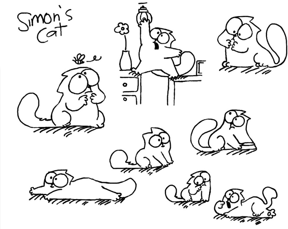 peluche simon's cat