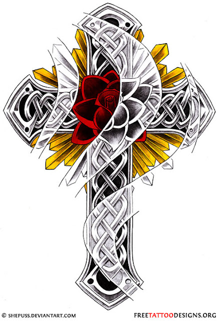 Cool Ink Tattoos Designs: Free Cross Tattoo Designs