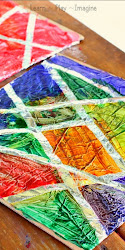 tape resist foil cool technique craft crafts hand supplies projects needed techniques project preschool aluminum painters paint process activities such
