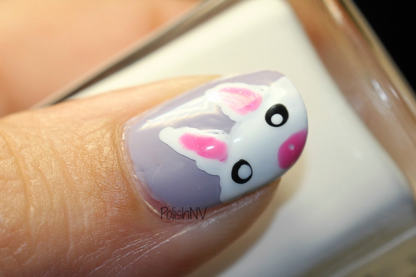 8. Easter Bunny Nail Art on Pinterest - wide 3