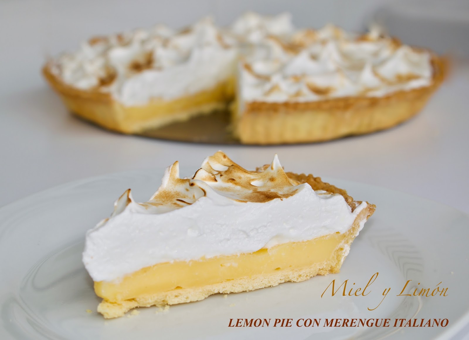 Miel y Limón Recetas LEMON PIE CON MERENGUE ITALIANO