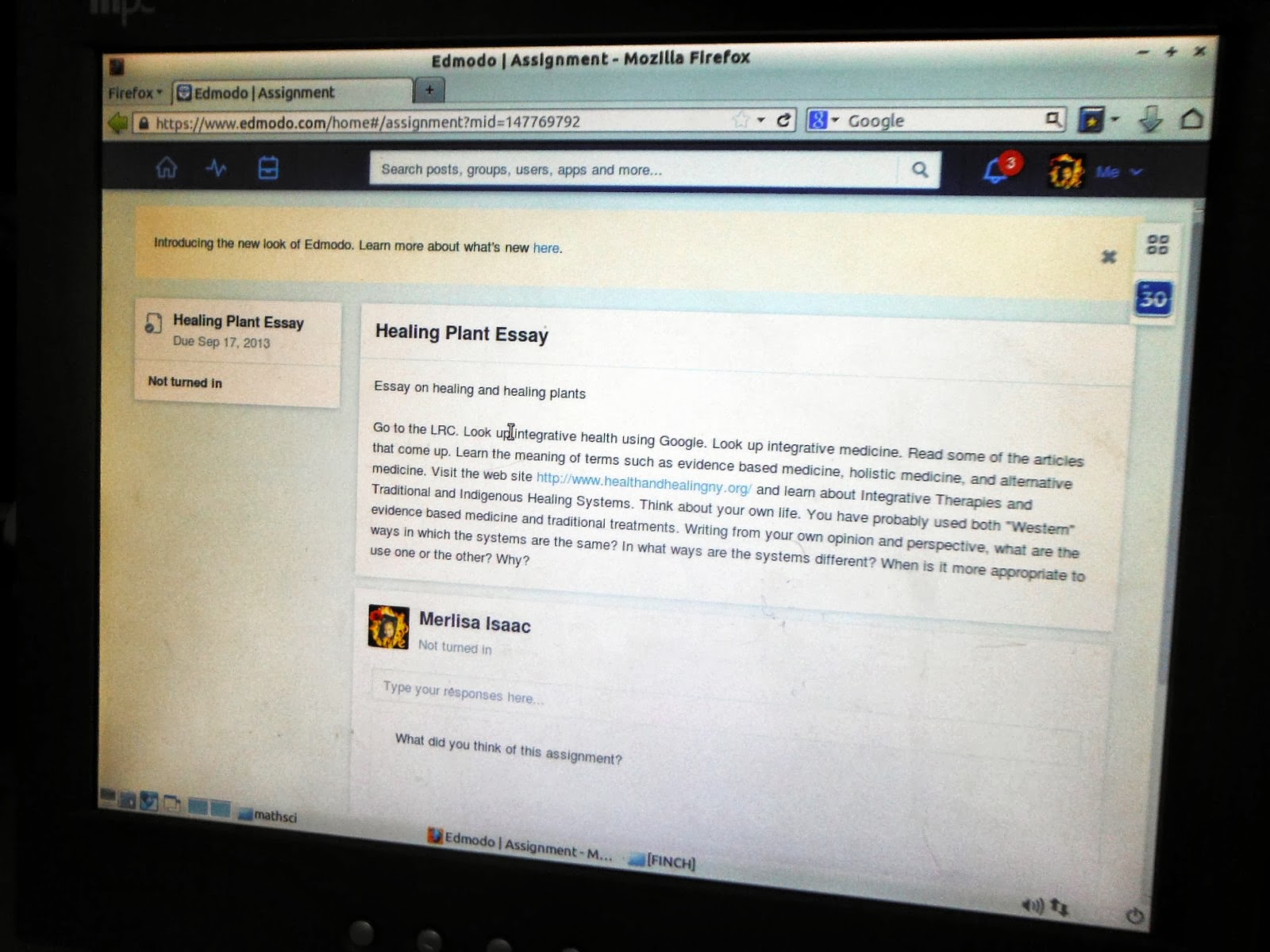 Edmodo assignment types picture