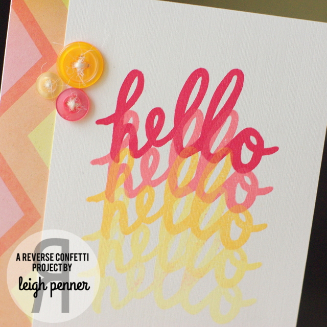 Fusion: Happy Days Leigh Penner @reverseconfetti #reverseconfetti #cards