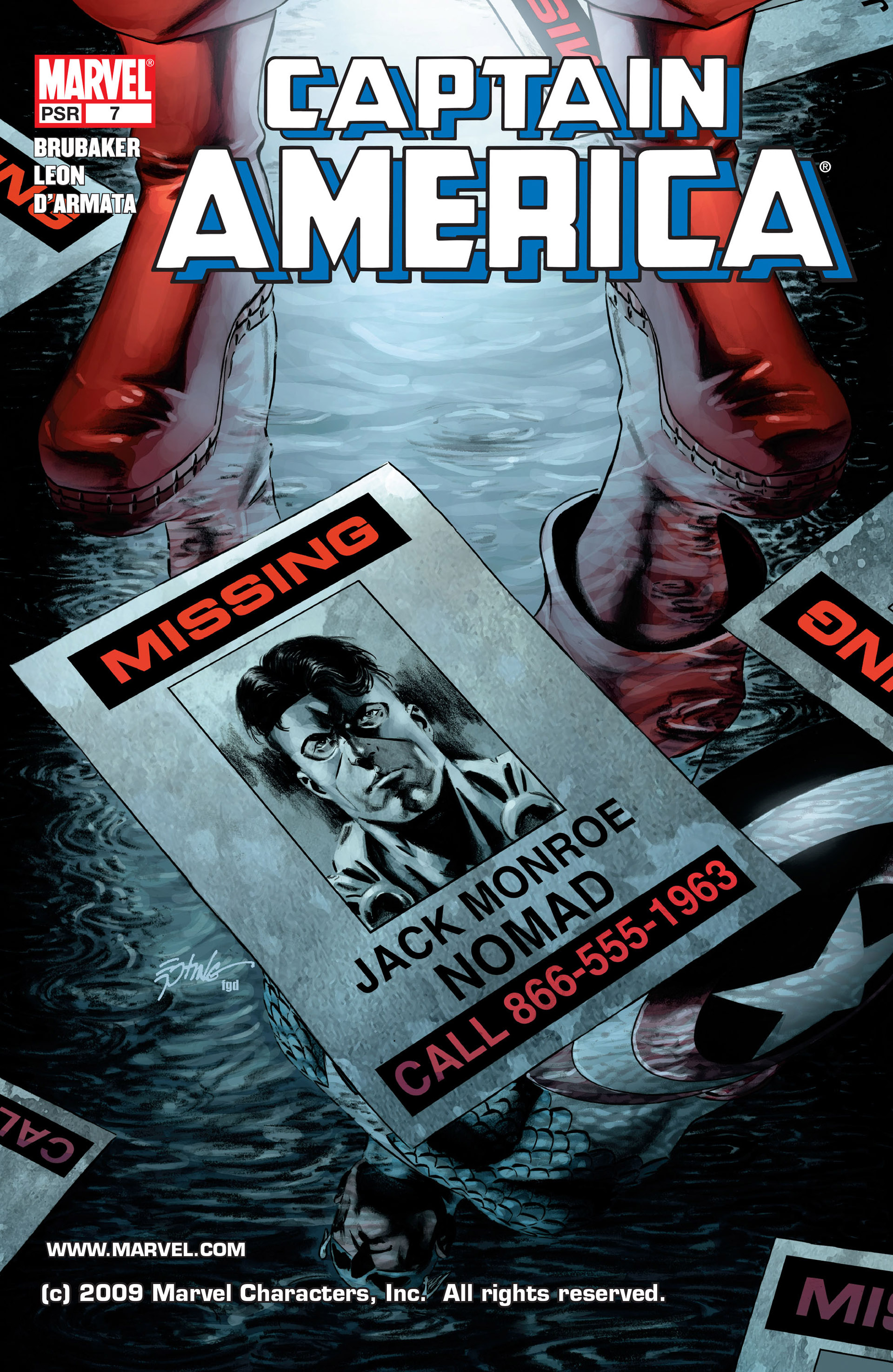 Read online Captain America (2005) comic -  Issue #7 - 1